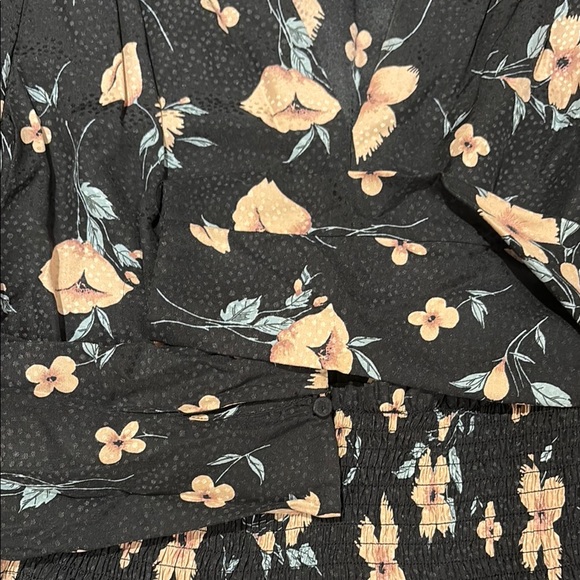 Rebecca Taylor floral silk blend dress size 10 - Picture 5 of 7